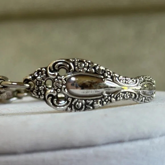 Vintage Silver Spoon Bracelet - Picture 11 of 13